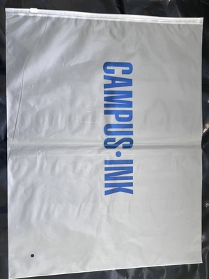 Custom Garment Zipper Bag Frosted Plastic Packaging Bag Ziplock Bag Clothes