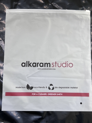 Shoes Clothing Travel Custom Frosted Zipper Bags With Zipper Closure