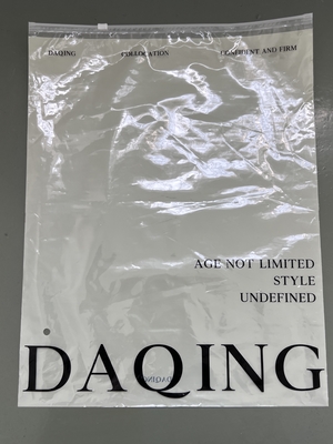 Transparent Zipper Bags Packing Clothes Support Customization